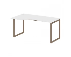 Стол криволинейный левый на О-образном м/к 1600x900x750 Metal System Quattro 4x4 images