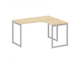 Стол криволинейный правый на О-образном м/к 1400x1200x750 Metal System Quattro 4x4 images