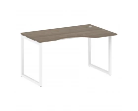 Стол криволинейный правый на О-образном м/к 1400x900x750 Metal System Quattro 4x4 images