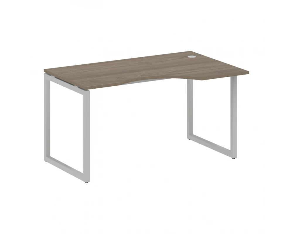 Стол криволинейный правый на О-образном м/к 1400x900x750 Metal System Quattro 4x4