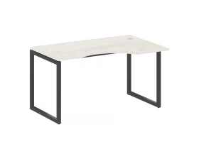 Стол криволинейный правый на О-образном м/к 1400x900x750 Metal System Quattro 4x4 images