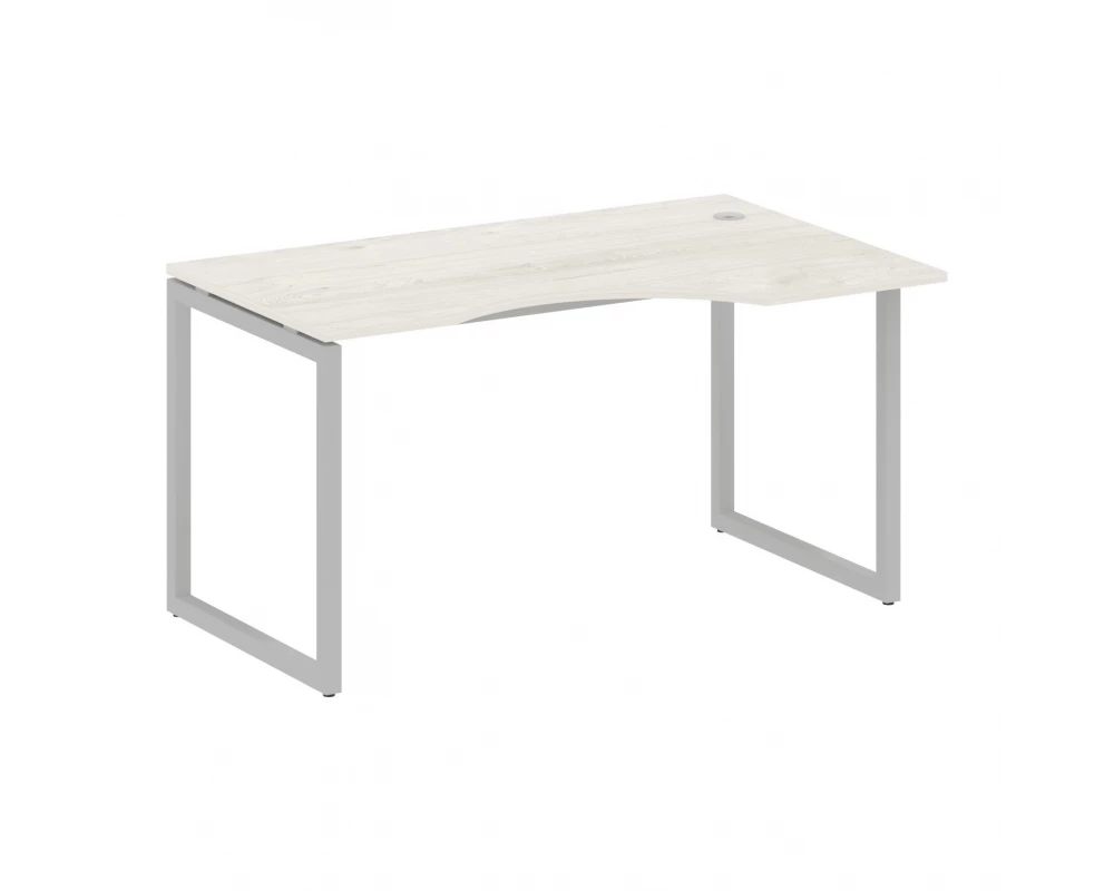 Стол криволинейный правый на О-образном м/к 1400x900x750 Metal System Quattro 4x4