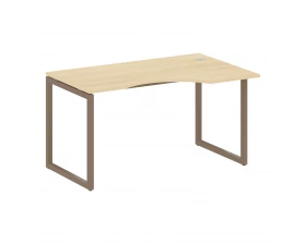 Стол криволинейный правый на О-образном м/к 1400x900x750 Metal System Quattro 4x4 images