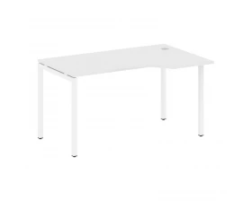 Стол криволинейный правый на П-образном м/к 1400x900x750 Metal System Quattro 4x4 images