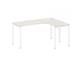 Стол криволинейный правый на П-образном м/к 1600x1200x750 Metal System Quattro 4x4 images