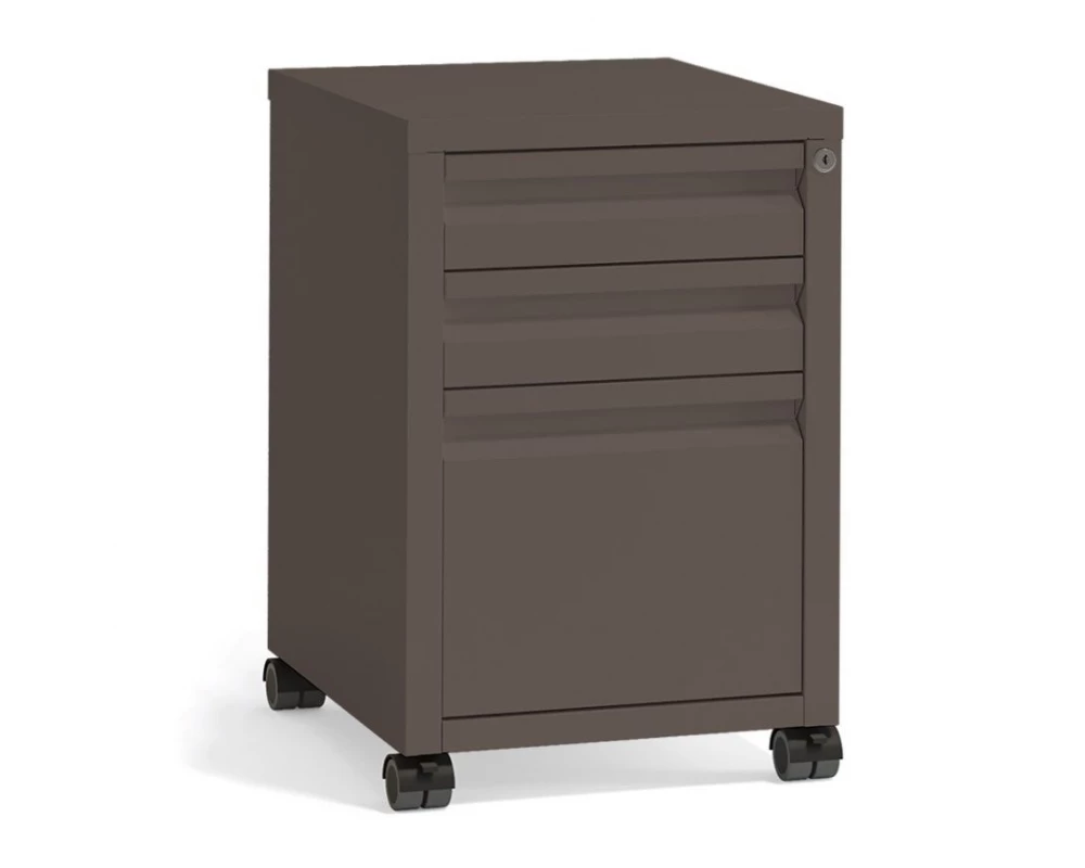 Тумба мобильная металлическая (центральный замок) Riva Metal