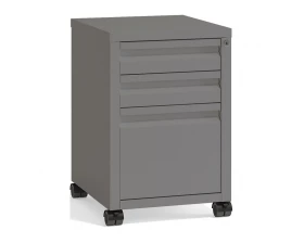 Тумба мобильная металлическая (центральный замок) Riva Metal images