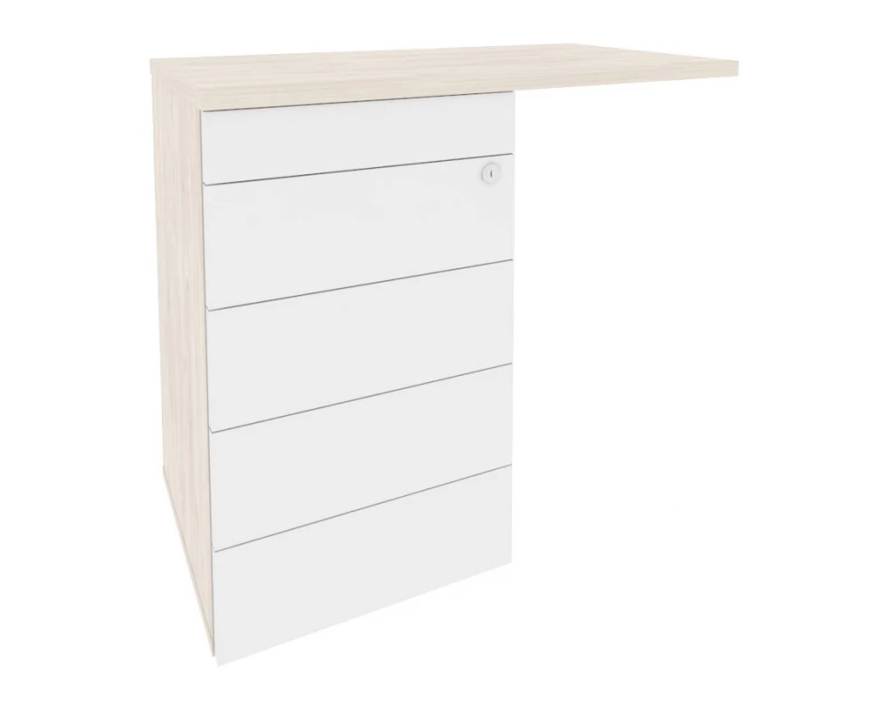 Тумба приставная (TIP-ON) (универсальная л/пр) 842x460x750 Onix Direct