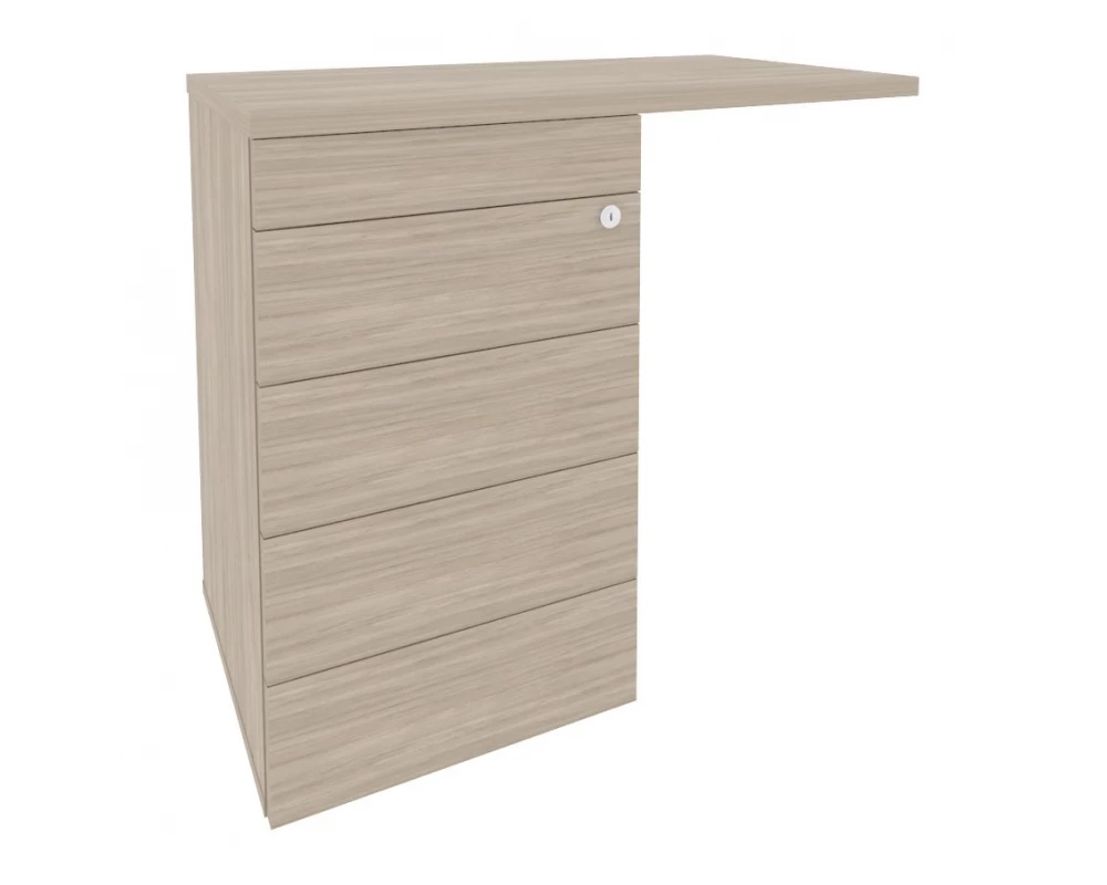 Тумба приставная (TIP-ON) (универсальная л/пр) 842x460x750 Onix Direct