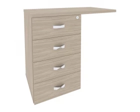 Тумба приставная (универсальная л/пр) 842x460x750 Onix Direct images