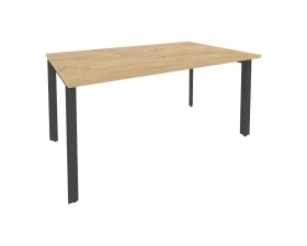 Стол переговорный (1 столешница) на П-образном м/к 1580x980x750 Onix images