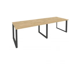 Стол переговорный (2 столешницы) на О-образном м/к 2760x980x750 Onix images