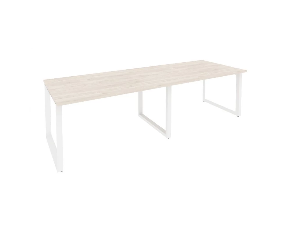 Стол переговорный (2 столешницы) на О-образном м/к 2760x980x750 Onix