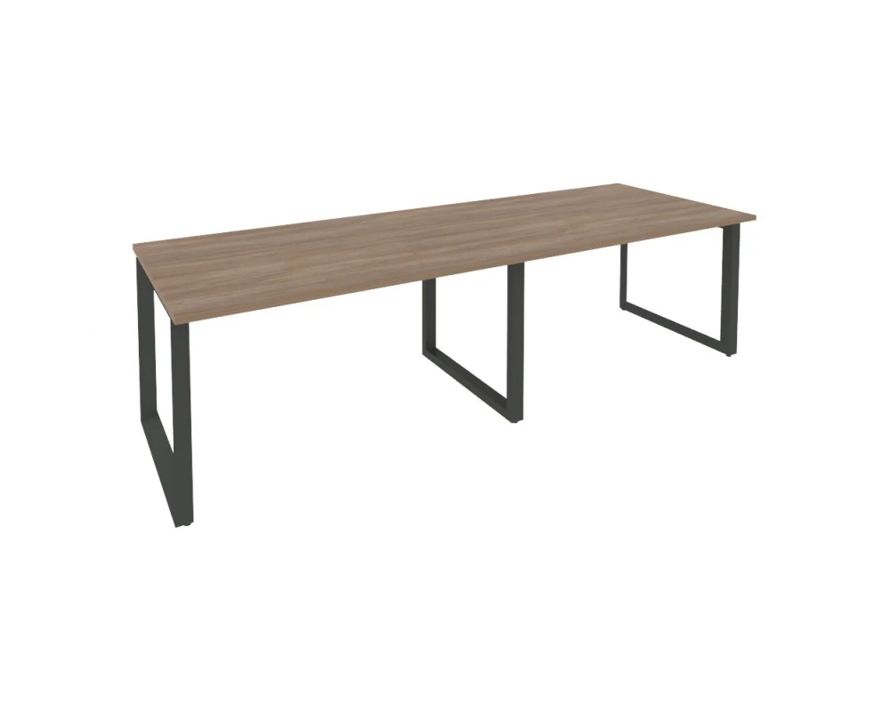 Стол переговорный (2 столешницы) на О-образном м/к 2760x980x750 Onix