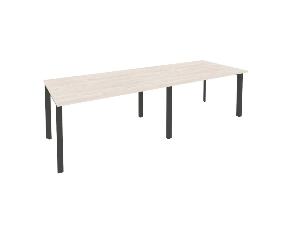 Стол переговорный (2 столешницы) на П-образном м/к 2760x980x750 Onix
