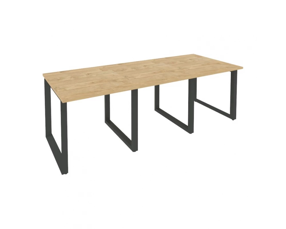 Стол переговорный (3 столешницы) на О-образном м/к 2340x980x750 Onix