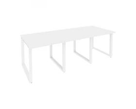 Стол переговорный (3 столешницы) на О-образном м/к 2340x980x750 Onix images