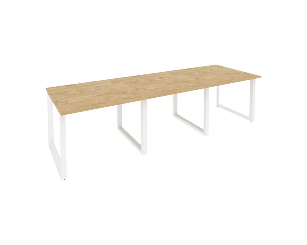 Стол переговорный (3 столешницы) на О-образном м/к 2940x980x750 Onix