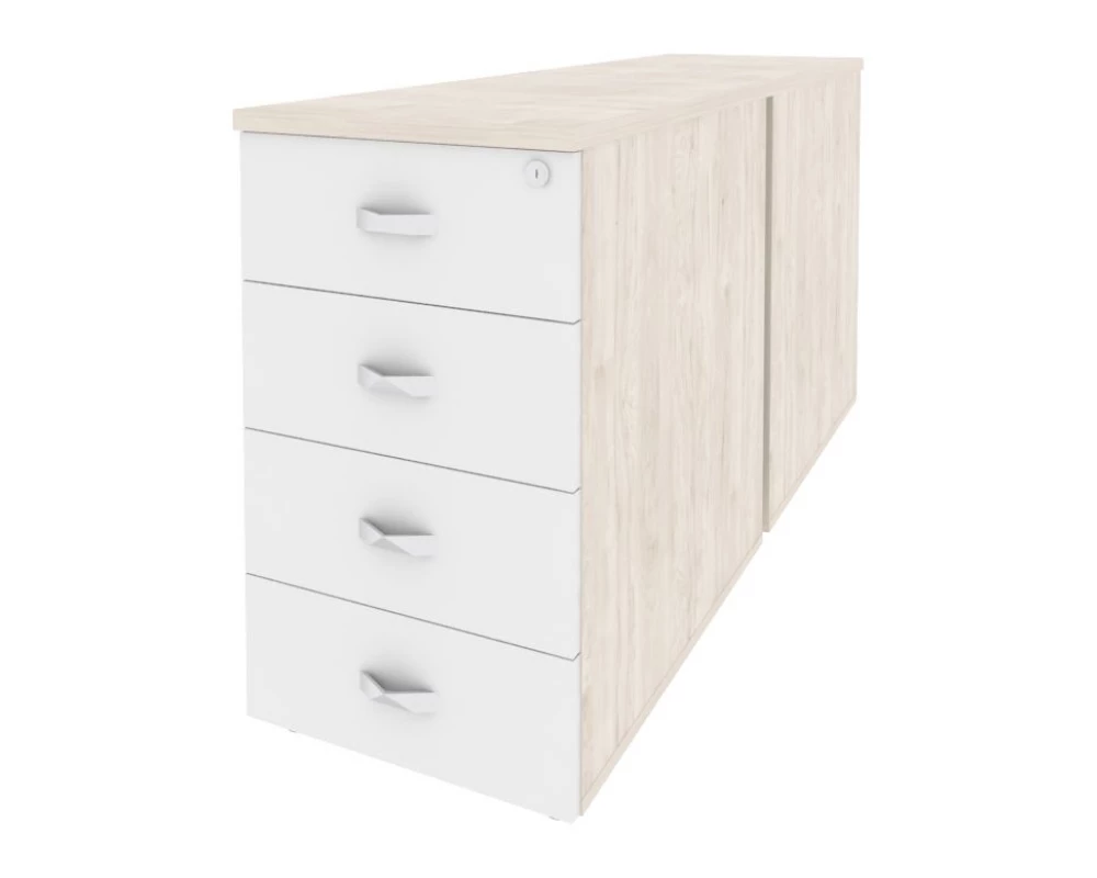 Тумба двойная приставная / опорная 432x1475x750 Onix