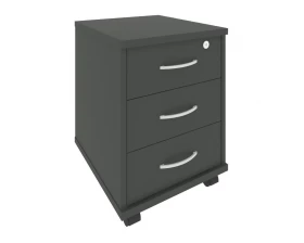 Тумба подкатная 3 ящика с замком Riva images