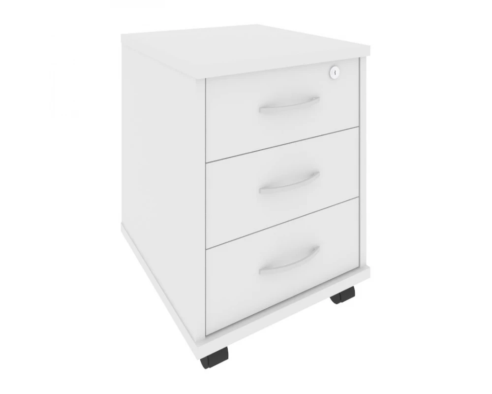 Тумба подкатная 3 ящика с замком Riva