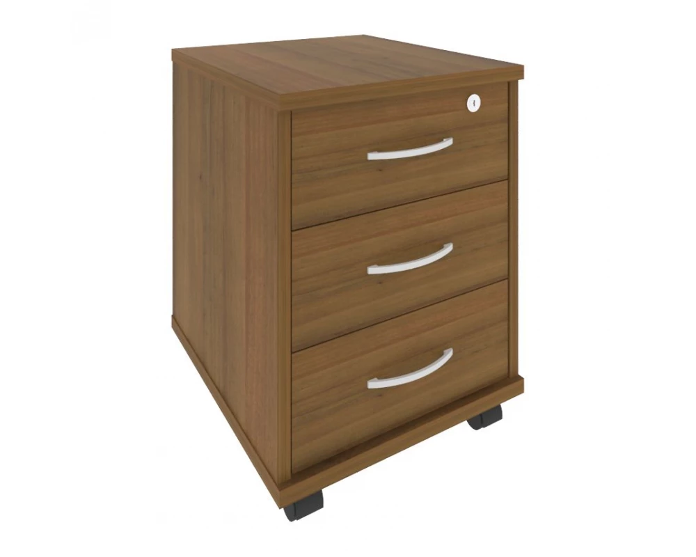 Тумба подкатная 3 ящика с замком Riva