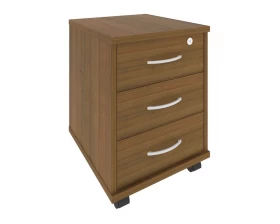 Тумба подкатная 3 ящика с замком Riva images