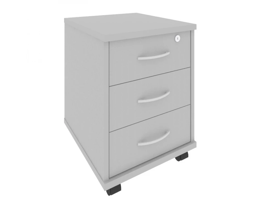 Тумба подкатная 3 ящика с замком Riva