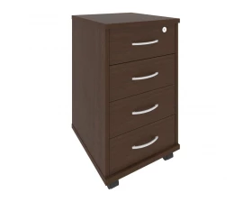 Тумба подкатная 4 ящика с замком Riva images