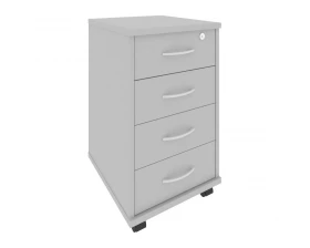 Тумба подкатная 4 ящика с замком Riva images