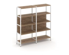 Двухсекционный стеллаж четырехярусный 1590х400х1613 Shelf System images