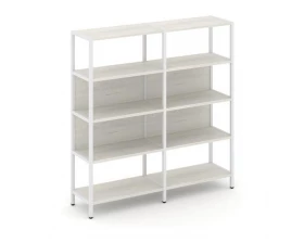 Двухсекционный стеллаж четырехярусный 1590х400х1613 Shelf System images