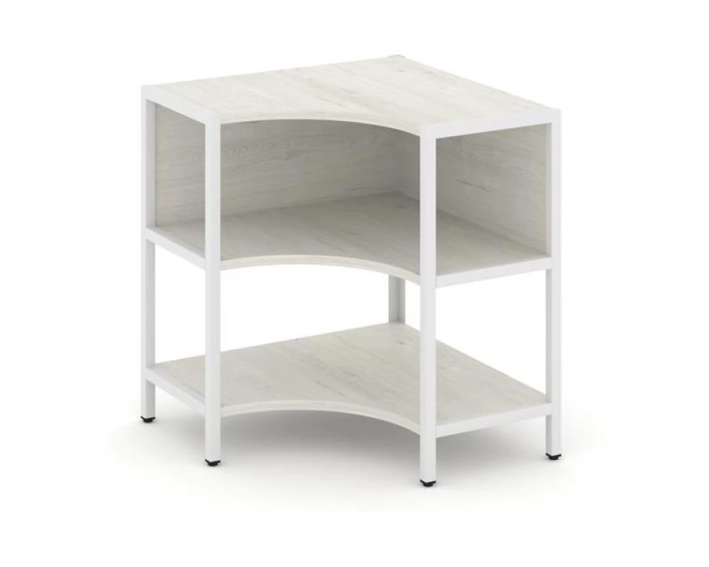 Односекционный угловой стеллаж двухярусный 810х810х879 Shelf System