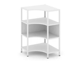 Односекционный угловой стеллаж трехярусный 810х810х1246 Shelf System images