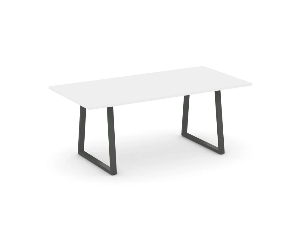 Стол переговорный опоры трапеция без лючка 1980x980x750 Style Project Direct