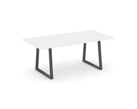 Стол переговорный опоры трапеция без лючка 1980x980x750 Style Project Direct images