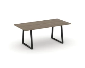 Стол переговорный опоры трапеция без лючка 1980x980x750 Style Project Direct images