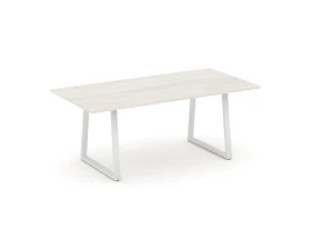 Стол переговорный опоры трапеция без лючка 1980x980x750 Style Project Direct images