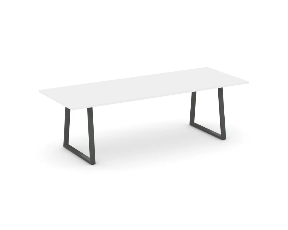 Стол переговорный опоры трапеция без лючка 2580x980x750 Style Project Direct