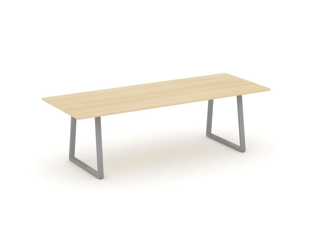 Стол переговорный опоры трапеция без лючка 2580x980x750 Style Project Direct