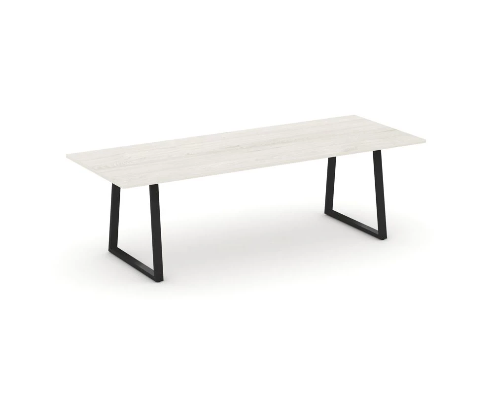 Стол переговорный опоры трапеция без лючка 2580x980x750 Style Project Direct