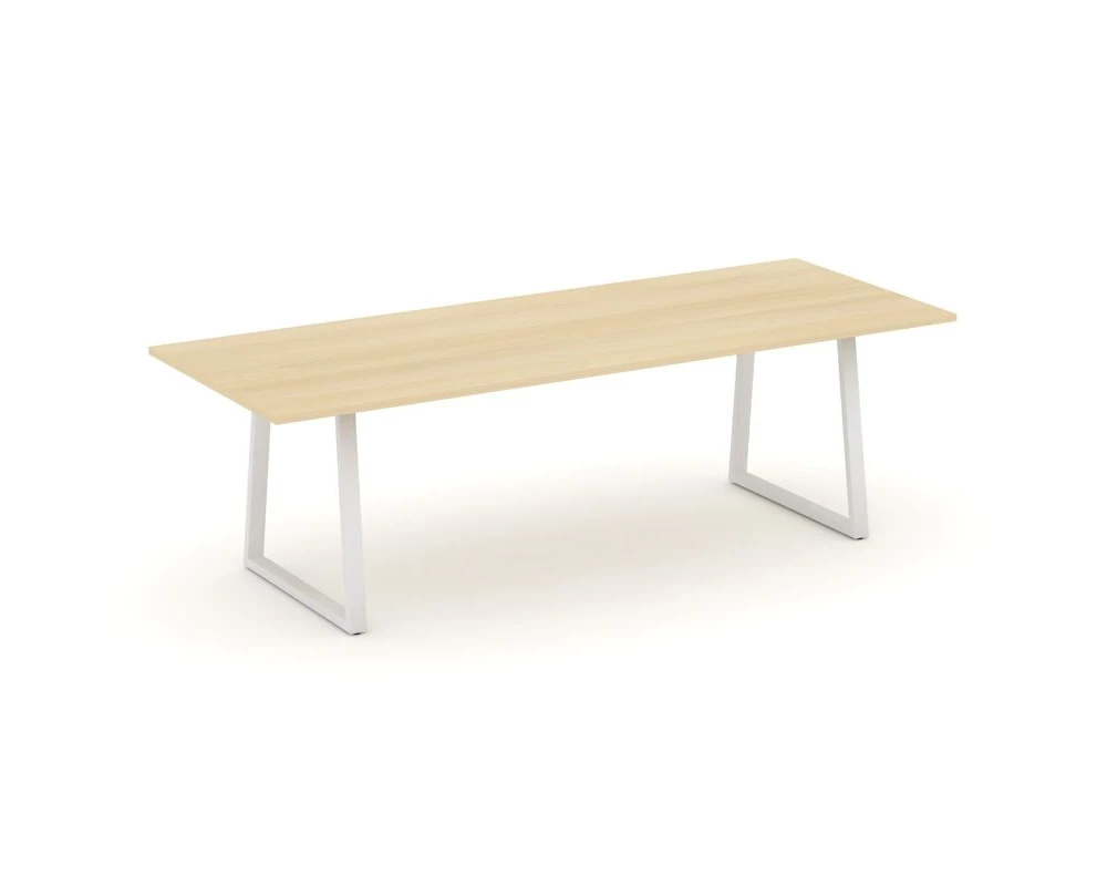 Стол переговорный опоры трапеция без лючка 2580x980x750 Style Project Direct
