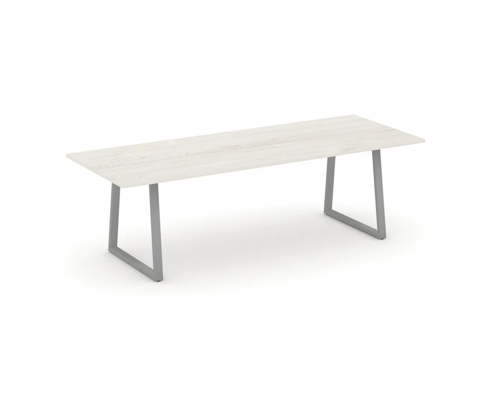 Стол переговорный опоры трапеция без лючка 2580x980x750 Style Project Direct