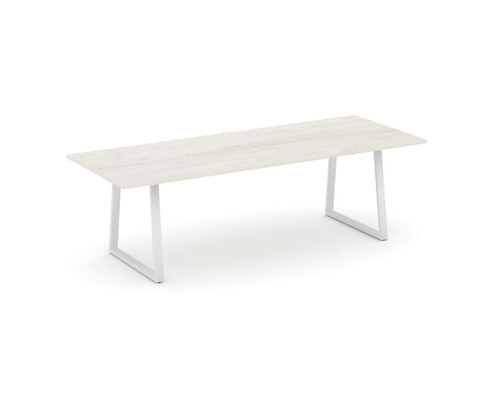 Стол переговорный опоры трапеция без лючка 2580x980x750 Style Project Direct