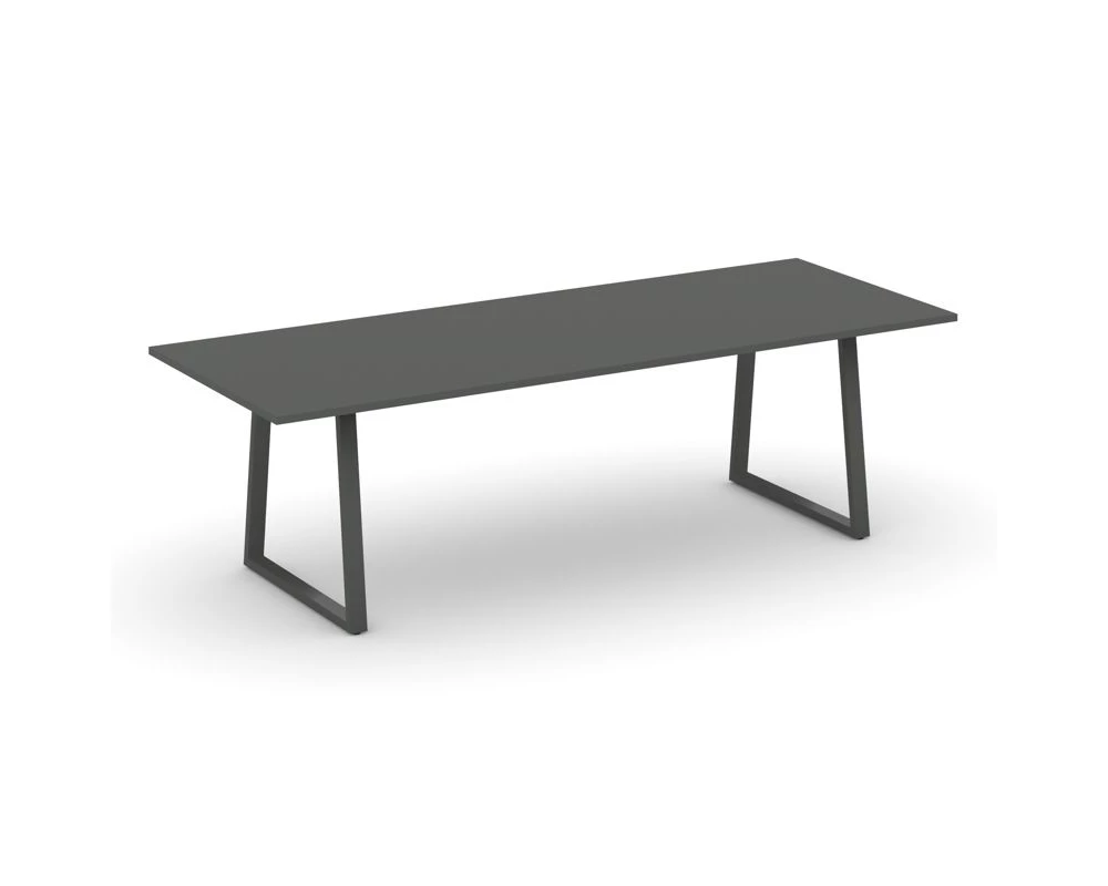 Стол переговорный опоры трапеция без лючка 2580x980x750 Style Project Direct