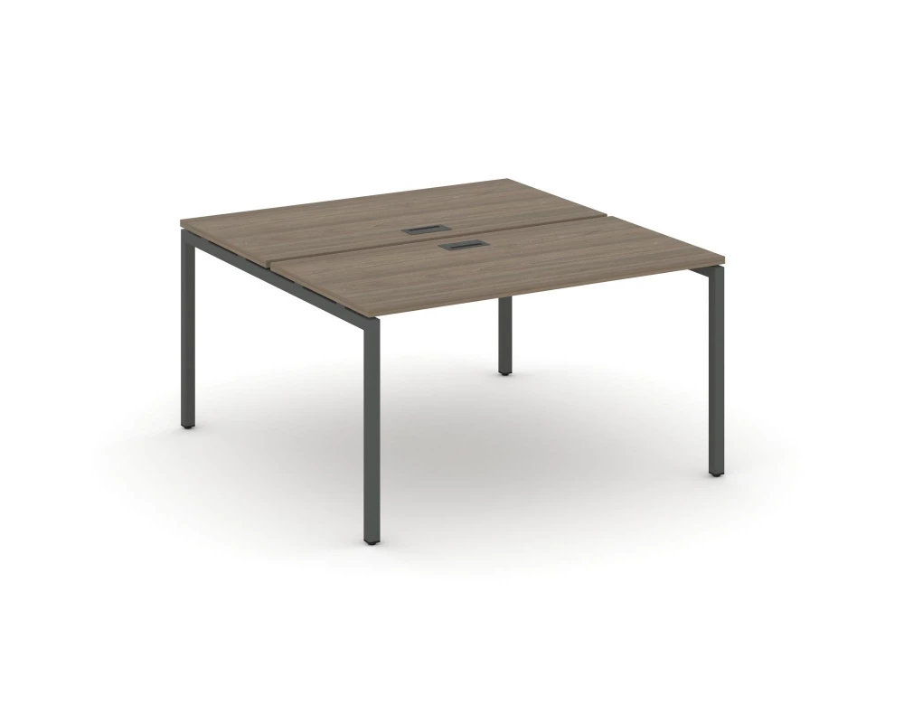 Рабочая станция 2-х сторон. на П-образном каркасе 40 мм 1380x1432x750 Style Project