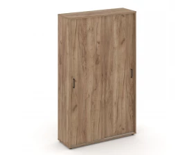 Шкаф-купе комбинир. с полками и выдвижной штангой 1200x400x1982 зад. стенка HDF Style Project images