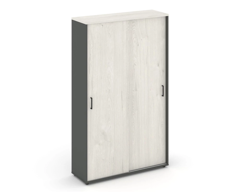 Шкаф-купе комбинир. с полками и выдвижной штангой 1200x400x1982 зад. стенка HDF Style Project