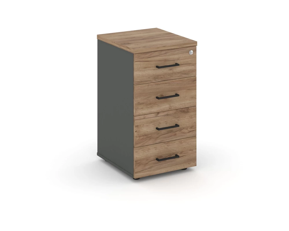 Тумба опорная/приставная с ящиками 416x460x750 Style Project