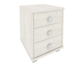 Тумба подкатная 3 ящика с замком Style System images